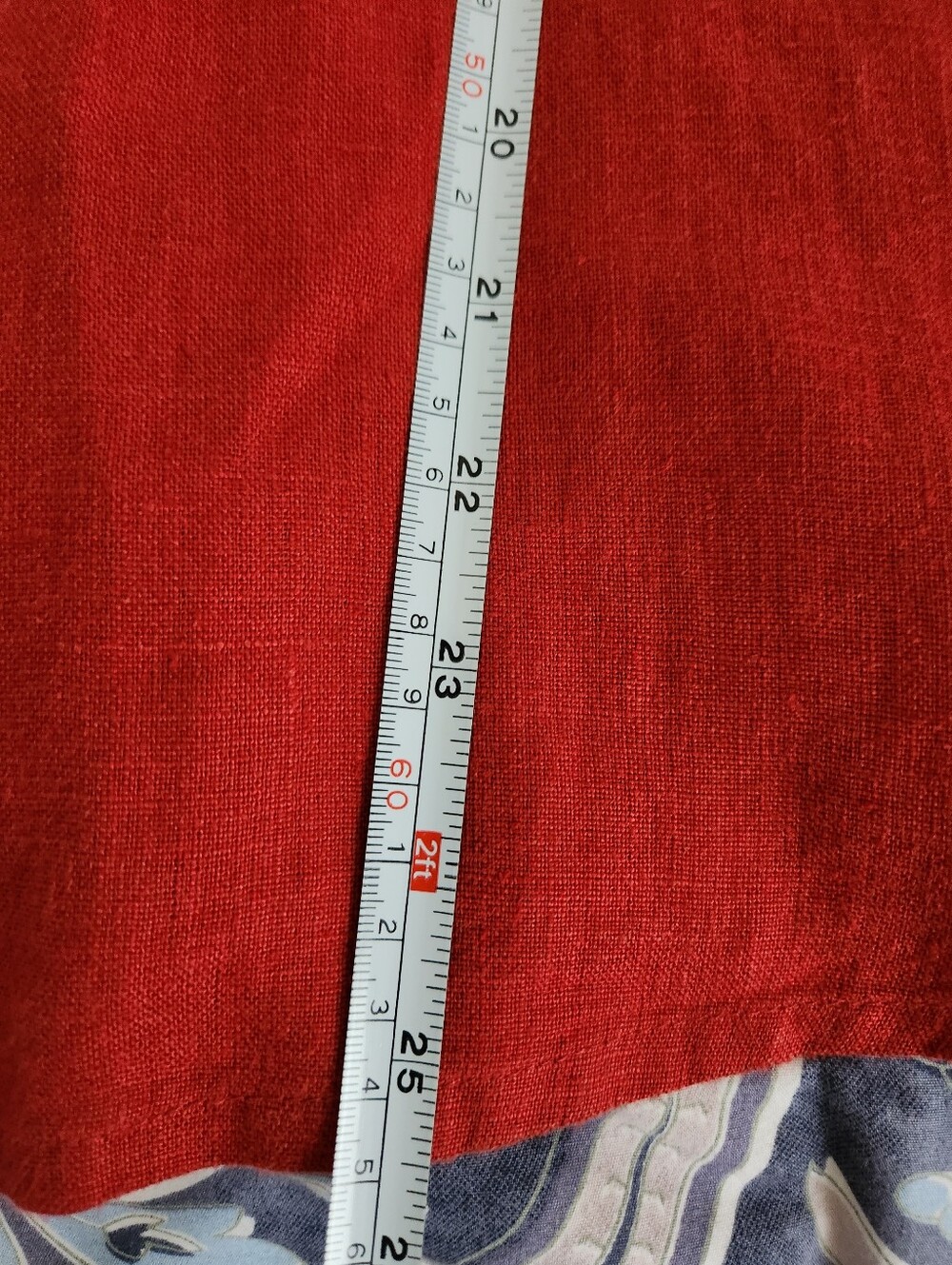 FLAX 100% Linen Brick Red Blazer Jacket L - Picture 7 of 7